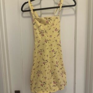 Floral Yellow Dress